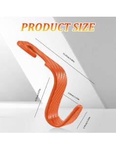 Gancho para Reposacabezas de Coche QZTYTY - Soporta 20.41 kg 2