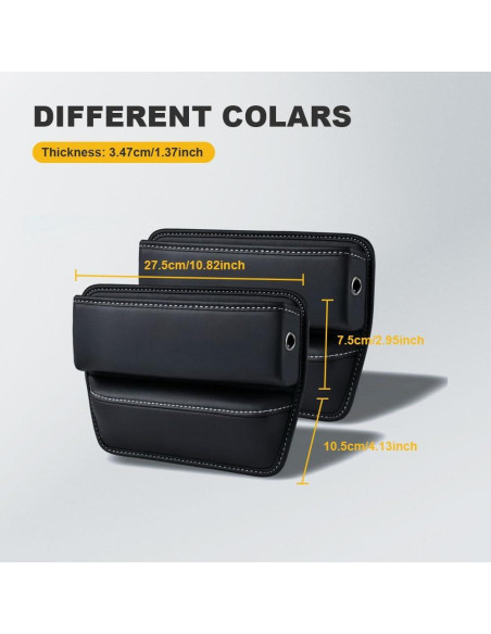 Organizador de Espacio entre Asientos HEVLE Negro 20x28.5cm