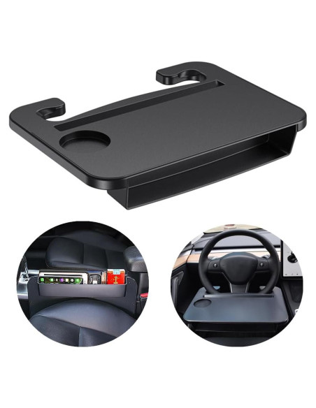 Bandeja de Volante 3 en 1 GALEFORM para Auto Tesla Modelo 3/Y