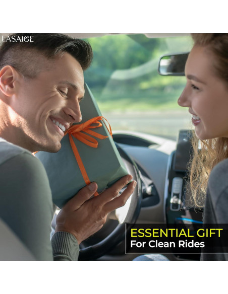 Organizador de Auto LASAIGE Relleno Espacio entre Asientos Negro