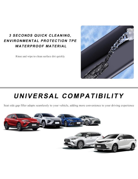 Organizador de Relleno Espacio Asientos Coche SHMZK 2PCS Marrón