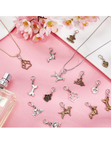 32 Tiradores de Cremallera GOMAKERER con Tema de Perro