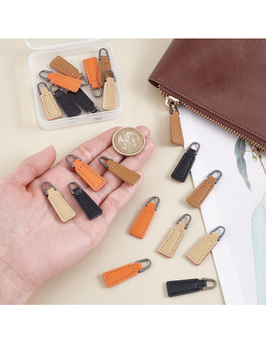 Tiradores de Cremallera PH PandaHall 20pcs 4 Colores 3.8x1.2cm