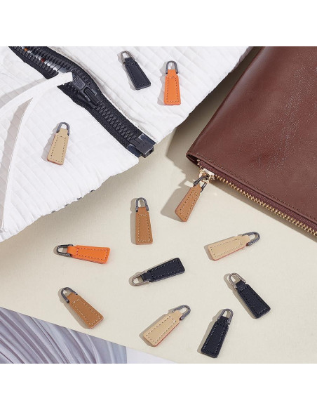 Tiradores de Cremallera PH PandaHall 20pcs 4 Colores 3.8x1.2cm