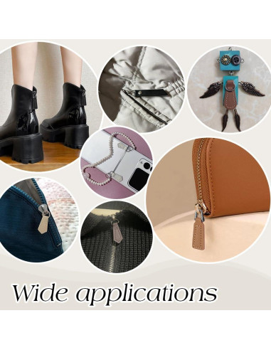 Tiradores de Cremallera PH PandaHall 20pcs 4 Colores 3.8x1.2cm