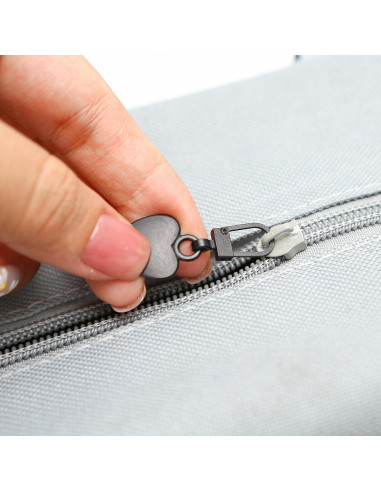 20 Tiradores de Cremallera Corazón Metal Badong Reemplazo