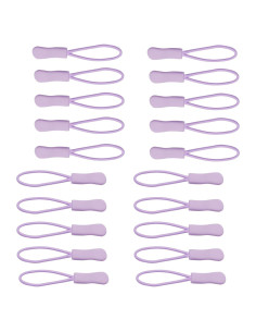Tiradores de Cremallera Urmspst 20PCS Púrpura Claro 65mm