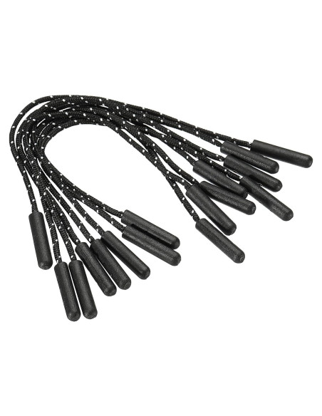 Extensores de Tiradores de Cremallera PATIKIL, 15 Unidades, Negro