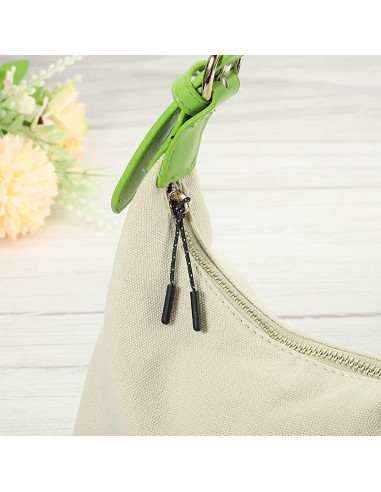 Extensores de Tiradores de Cremallera PATIKIL, 15 Unidades, Negro