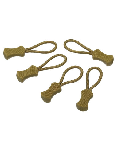 Tiradores de Cremallera PATIKIL 20 Piezas Caqui Antideslizante