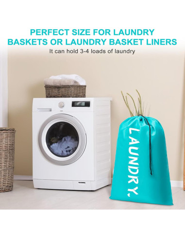 Bolsa de Lavandería de Viaje Aegero 61x91 cm - 2 Paquete