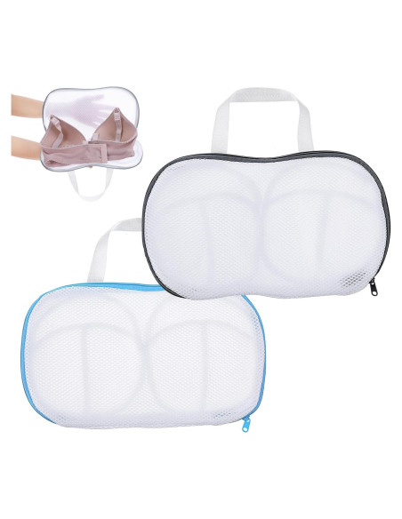 Bolsas para Sujetadores XLIUAX - 2 Pcs, Lavado a Mano, 28.5x16.5cm