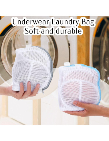 Bolsas para Sujetadores XLIUAX - 2 Pcs, Lavado a Mano, 28.5x16.5cm