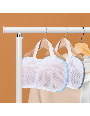 Bolsas para Sujetadores XLIUAX - 2 Pcs, Lavado a Mano, 28.5x16.5cm