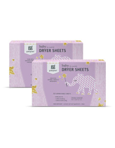 Hojas para Secadora Grab Green Baby 160 Hojas Aroma Rosa