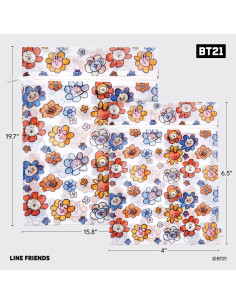 Bolsas de Lavado Kitsch x BT21 - Set 2 Piezas Floral 2