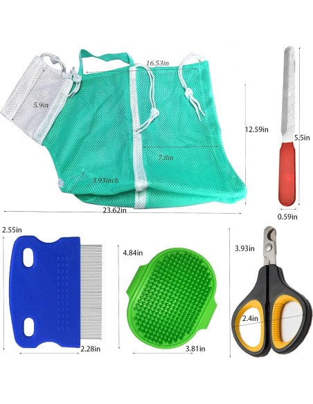 Bolsa de Baño para Gatos FANOVO Ajustable y Transpirable