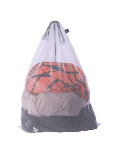 Bolsa de Lavandería Kimmama XL Malla Gruesa 61x91 cm Blanca