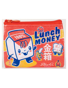 Monedero Blue Q de Dinero de Almuerzo 95% Reciclado 7.6x10.2cm