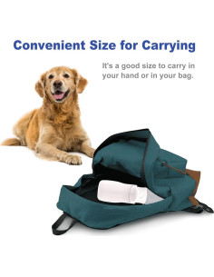 Botella de Agua para Perros DMAF 15 cm Plegable a Prueba de Fugas 2