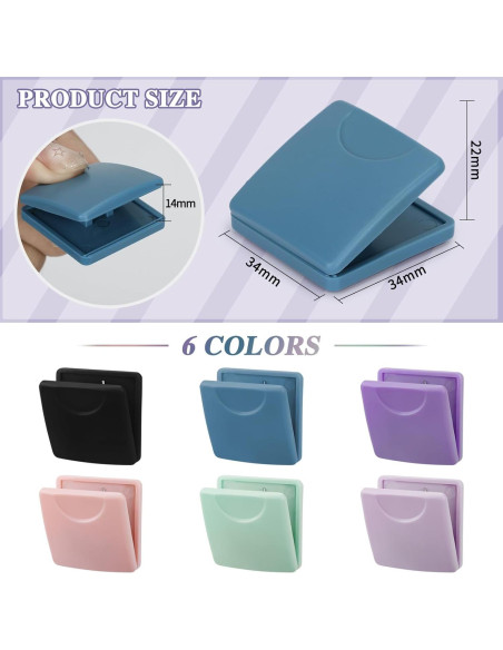 Clips Magnéticos PetsHome 18 Piezas Coloridos para Oficina y Hogar