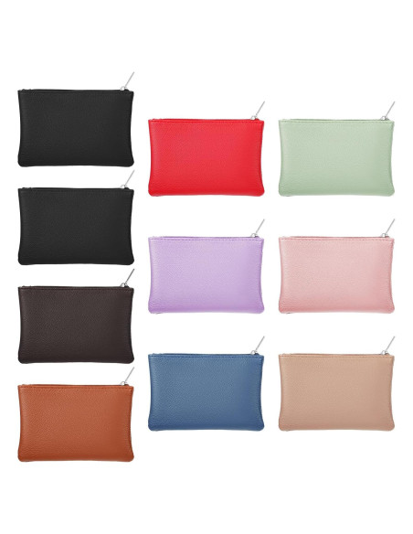10 Monederos Portátiles de PU Dimeho - Mini Porta Tarjetas