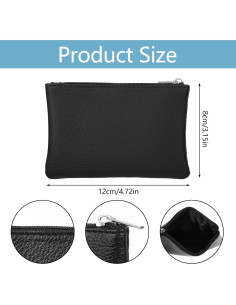 10 Monederos Portátiles de PU Dimeho - Mini Porta Tarjetas 2