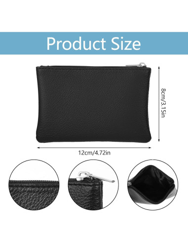 10 Monederos Portátiles de PU Dimeho - Mini Porta Tarjetas