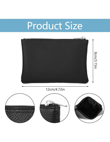 10 Monederos Portátiles de PU Dimeho - Mini Porta Tarjetas