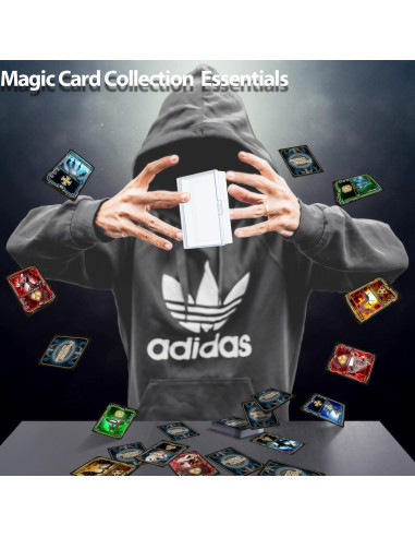 2 Cajas de Almacenamiento de Cartas de Plástico Transparente 92x67x20mm