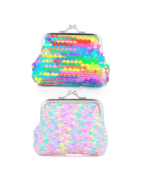 Monedero Mini Lentejuelas Doble Cara Prasacco 7x9cm Niños