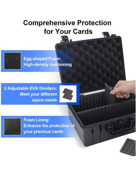 Caja de Almacenamiento para Cartas Coleccionables Camkinger 600+