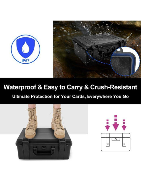 Caja de Almacenamiento para Cartas Coleccionables Camkinger 600+