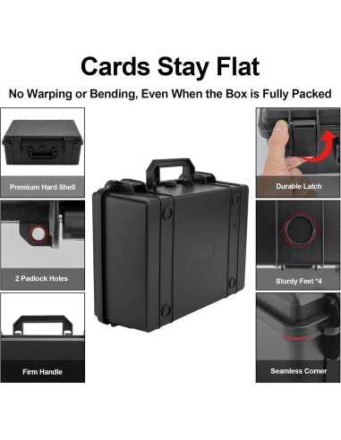 Caja de Almacenamiento para Cartas Coleccionables Camkinger 600+