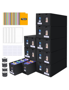 Caja de Almacenamiento para Tarjetas aopule Tcb14000, 8 Unidades