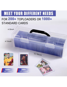 Caja de Almacenamiento Glimstone para Toploaders - Negra 2