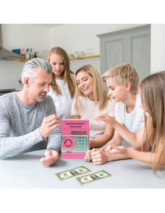 Banco Electrónico de Ahorros Adevena Rosa Mini ATM 0.54 kg 2