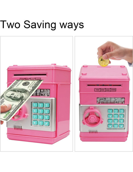 Banco Electrónico de Ahorros Adevena Rosa Mini ATM 0.54 kg