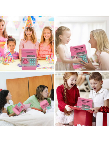 Banco Electrónico de Ahorros Adevena Rosa Mini ATM 0.54 kg