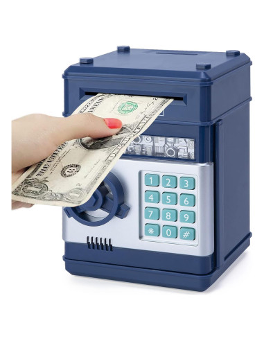 Alcancía Electrónica Refasy Mini ATM para Niños 3-12 Años