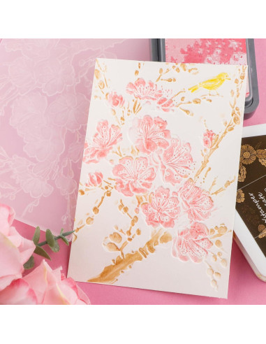 Carpeta de Relieve 3D CYFUN DESIGN Floral 16x11.5 cm