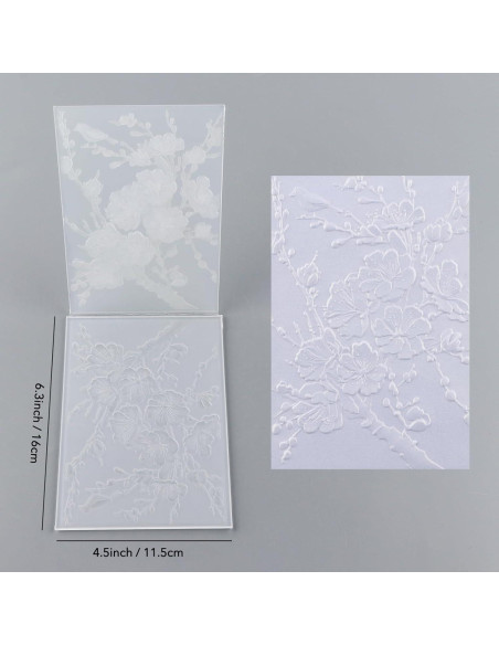 Carpeta de Relieve 3D CYFUN DESIGN Floral 16x11.5 cm