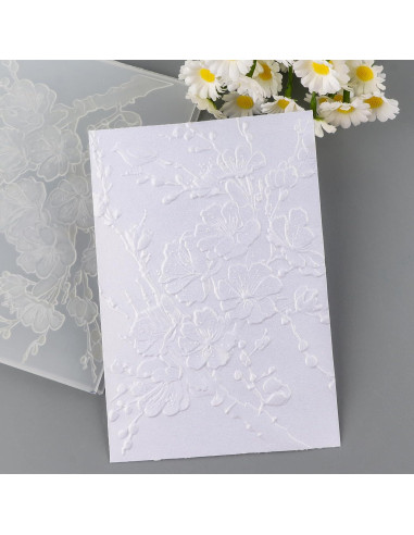 Carpeta de Relieve 3D CYFUN DESIGN Floral 16x11.5 cm