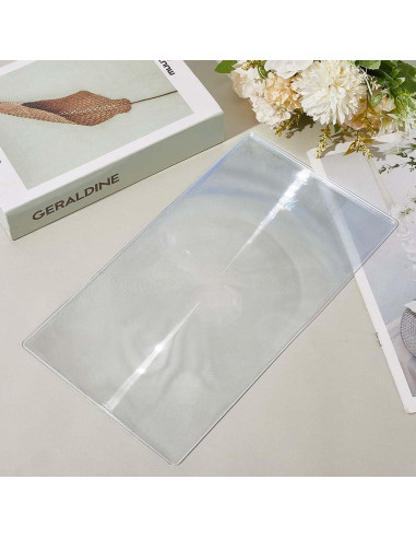 Lente Aumentadora Fresnel SOFPLATE 30.3x17cm 2.2x Acrílico