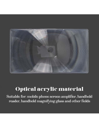 Lente Aumentadora Fresnel SOFPLATE 30.3x17cm 2.2x Acrílico