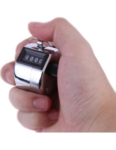 Contadores Manuales de Tally CNYMANY 4 Dígitos Metal 3 Paquetes 2