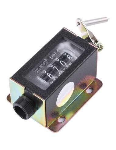 Contador Mecánico Manual Fdit 5 Dígitos para Maquinaria Textil