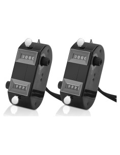 Contador de Lanzamientos Doble Windspeed Negro 2 Piezas