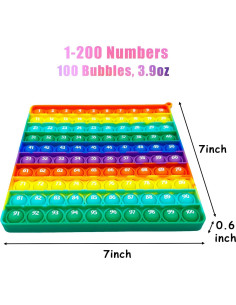 Contador de Puntos Pop It Bakira 200 Números Silicona 2