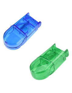 Cortador y triturador de pastillas Junfamilee 2 piezas